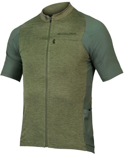Endura Gv500 Reiver Short-Sleeve Jersey - Green