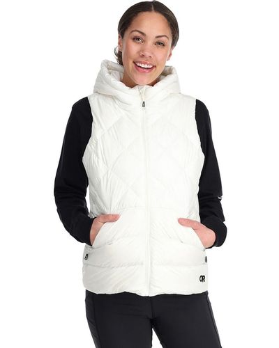 Outdoor Research Coldfront Hooded Down Vest - Black