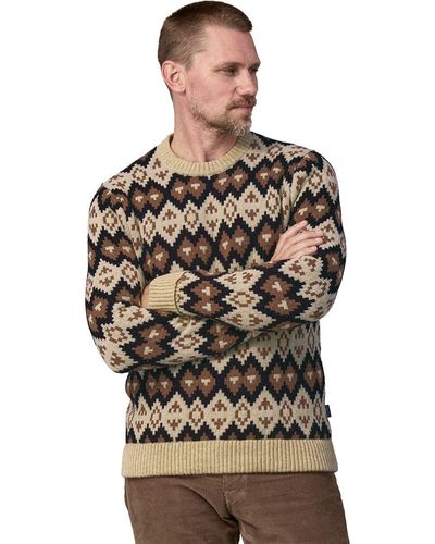 Patagonia Recycled Wool Sweater - Brown