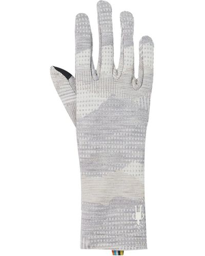 Smartwool Thermal Merino Glove Light Mountain Scape - Gray