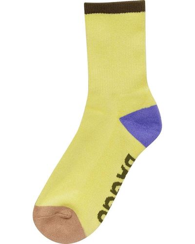 BAGGU Ribbed Sock - Yellow