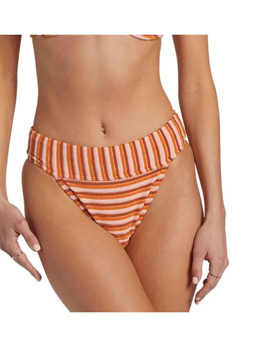 Billabong Tides Terry Aruba Bikini Bottom - Orange