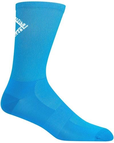 Giro Comp Racer High Rise Sock Ano Halcyon - Blue