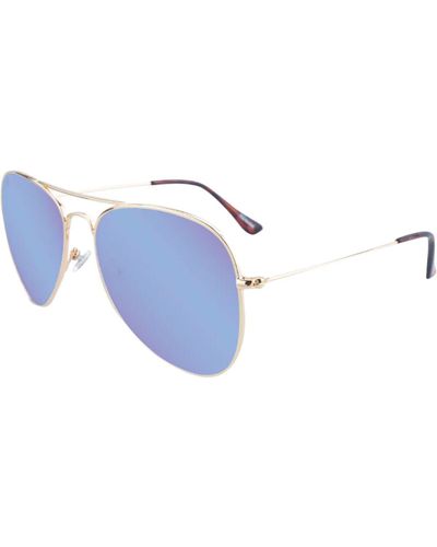 Knockaround Mile Highs Polarized Sunglasses/Snow Opal - Blue