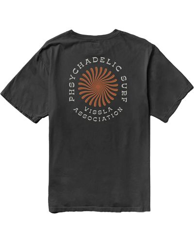 Vissla Psycho Surf Organic Pocket T-Shirt - Black