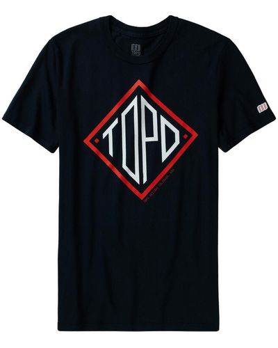 Topo Diamond T-Shirt - Black