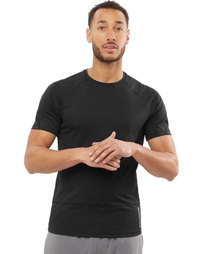 Salomon Cross Run Short-Sleeve T-Shirt - Black