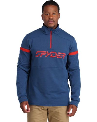 Spyder Speed 1/2-Zip Fleece Jacket - Blue