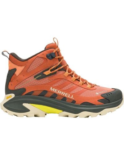 Merrell Moab Speed 2 Mid Gtx Hiking Shoe - Orange