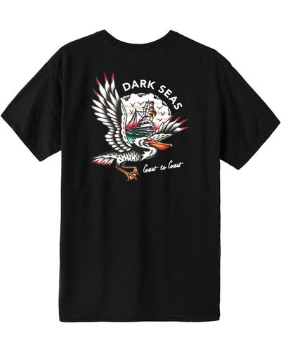 Dark Seas Pelican's Watch Midweight T-shirt - Black