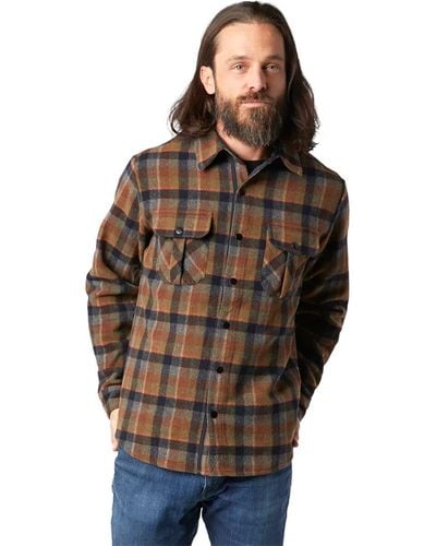 Smartwool Anchor Line Shirt Jacket - Brown