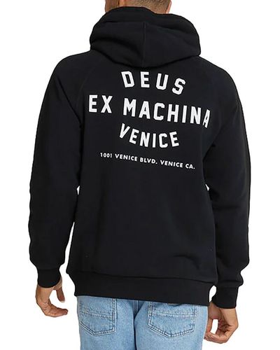 Deus Ex Machina Venice Address Hoodie - Black