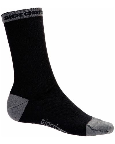 Giordana Merino Wool Tall Socks - Black