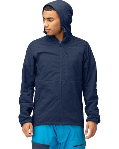 Norrøna Lyngen Alpha100 Zip Hooded Jacket - Blue