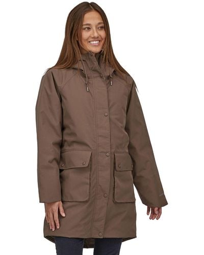 Patagonia Great Falls Insulated Parka - Brown