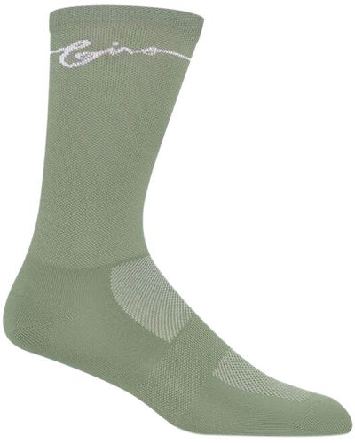 Giro Comp Racer High Rise Sock/ Wavy Sardine - Green