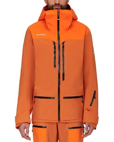 Mammut Eiger Free Pro Hs Hooded Jacket - Orange