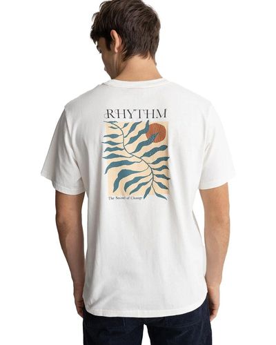 Rhythm Fern Vintage Short-Sleeve T-Shirt - White