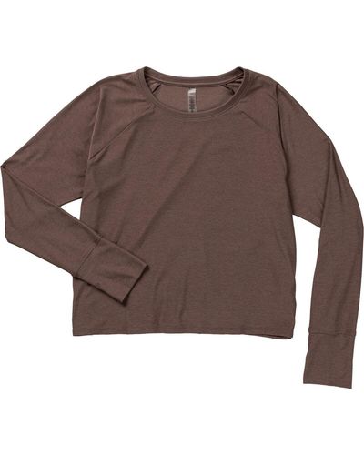 Beyond Yoga Featherweight Daydreamer Pullover - Brown
