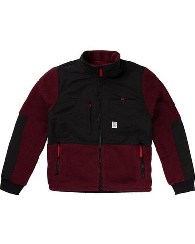 Topo Subalpine Fleece Jacket - Red