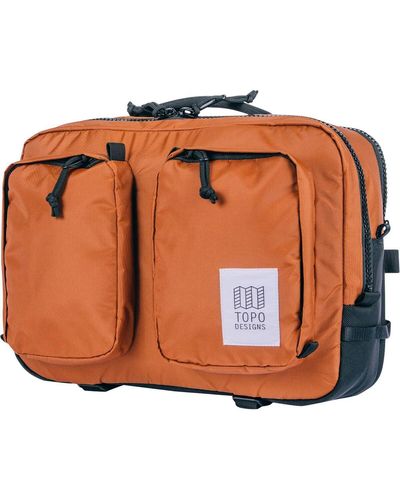 Topo Global Briefcase - Orange