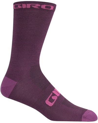 Giro New Road Merino Seasonal Wool Socks - Purple
