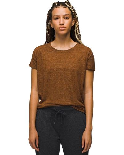 Prana Cozy Up T-Shirt - Brown