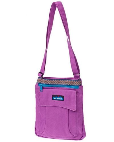 Kavu Keeper Cross Body Bag - Purple