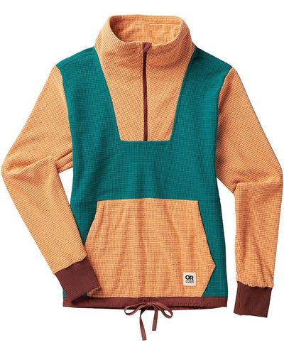 Outdoor Research Trail Mix 1/4-Zip Pullover - Blue
