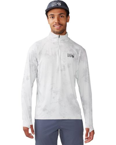 Mountain Hardwear Crater Lake 1/2-Zip Shirt - White
