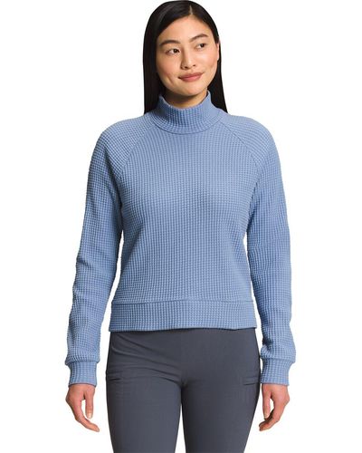 The North Face Mock Neck Chabot Top - Blue