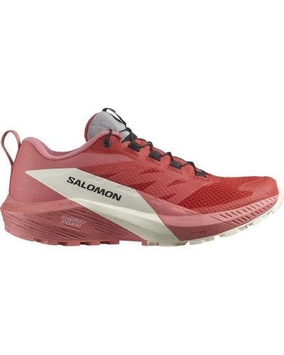 Salomon Sense Ride 5 Trail Running Shoe - Red