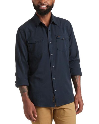 Howler Brothers Stockman Stretch Snap Shirt - Blue
