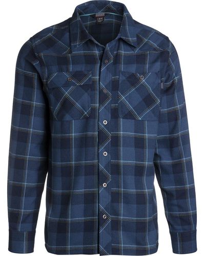 Outdoor Research Feedback Flannel Shirt - Blue