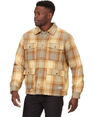 Marmot Ridgefield Heavyweight Sherpa Flannel - Natural