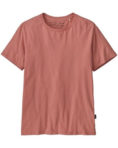 Patagonia Organic Certified Cotton Lw T-Shirt Sunfade - Pink