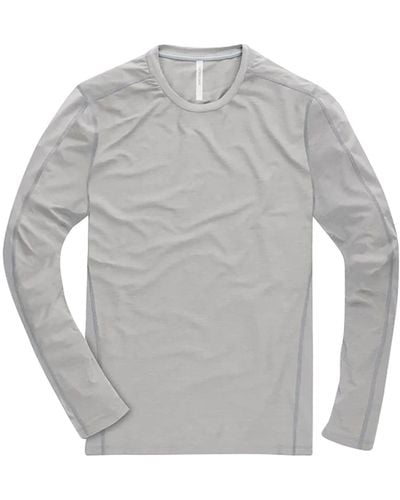 Ten Thousand Versatile Long-Sleeve Top - Gray