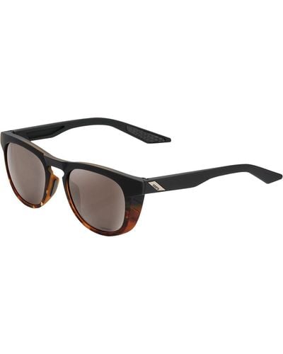 100% Slent Sunglasses Soft Tact Fade/Havana - Brown
