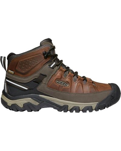 Keen Targhee Iii Mid Leather Waterproof Hiking Boot - Brown