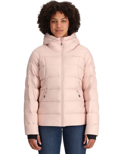 Outdoor Research Coldfront Down Hooded Jacket - Pink