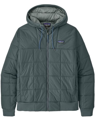 Patagonia Box Quilted Hooded Jacket - Green