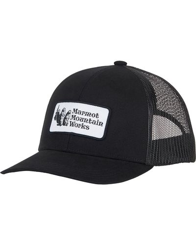 Marmot Retro Trucker Hat - Black