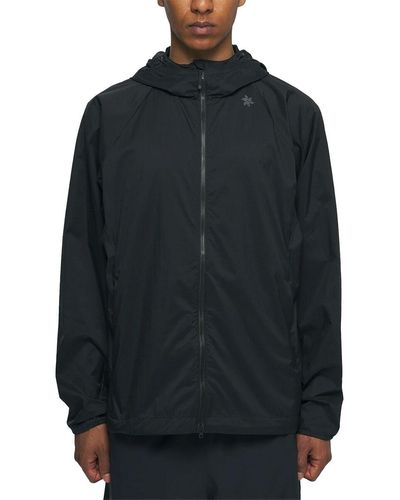 Goldwin Double Weave Gill Vent Hoodie - Black