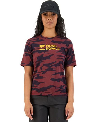 Mons Royale Icon Logo T-Shirt - Multicolor