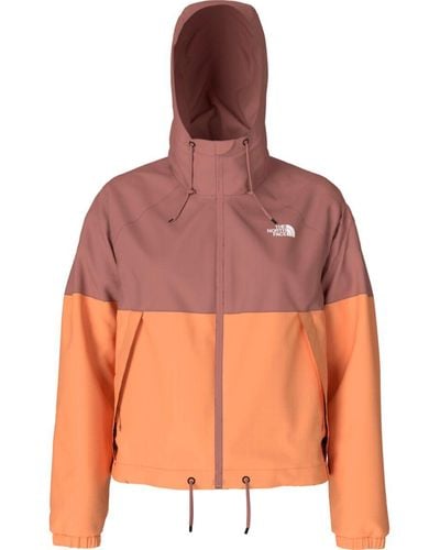 The North Face Antora Rain Hooded Jacket - Orange