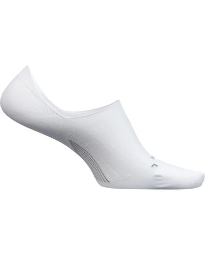 Feetures Elite Invisible Sock - White