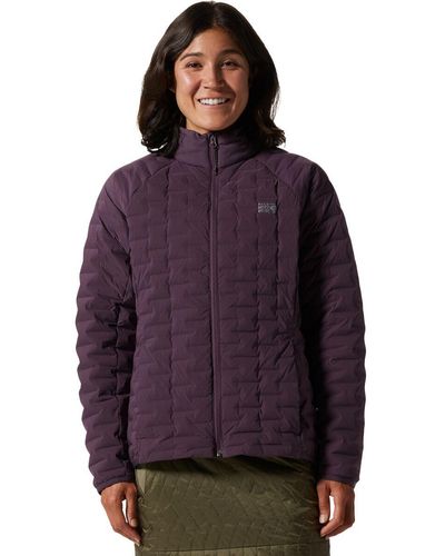 Mountain Hardwear Stretchdown Light Jacket - Purple