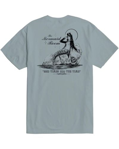 Dark Seas Mermaid Room T-Shirt - Blue