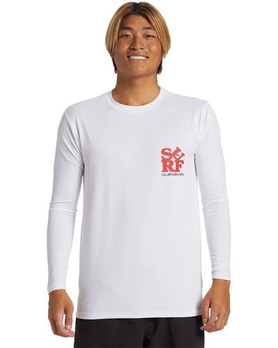 Quiksilver Everyday Surf Long-Sleeve T-Shirt - White