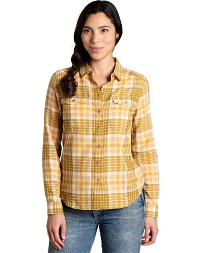 Toad&Co Re-Form Flannel Shirt - Metallic